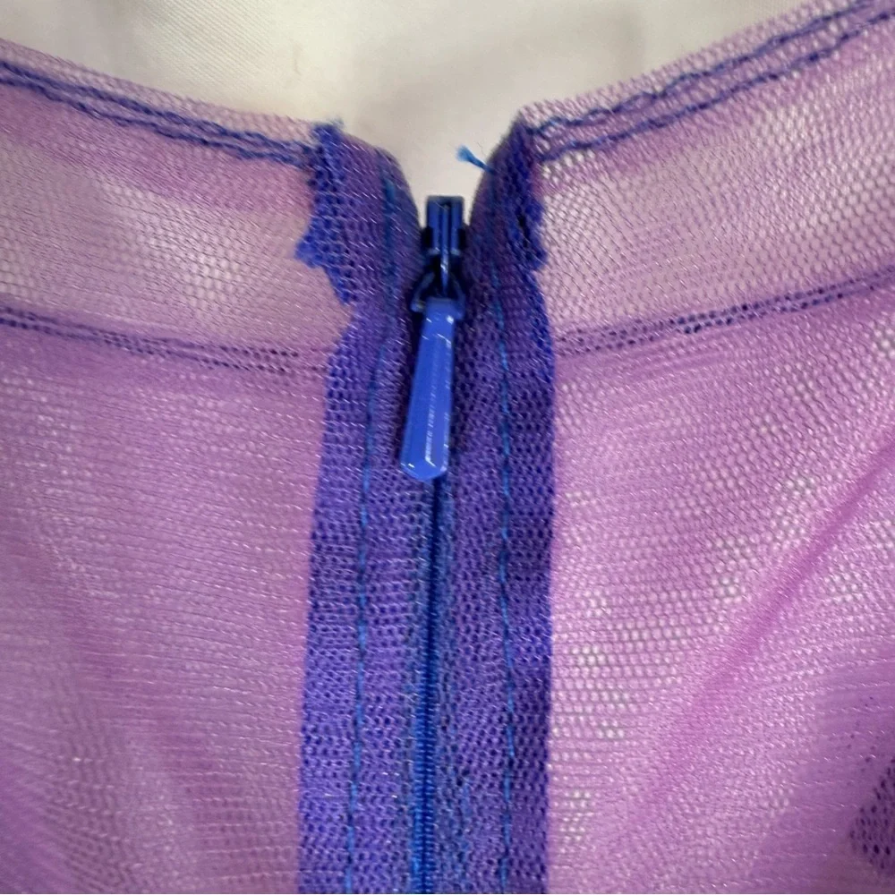JJ’S house Royal Blue A-Line Sequins Chiffon maxi Dress Size:XL - Picture 15 of 16